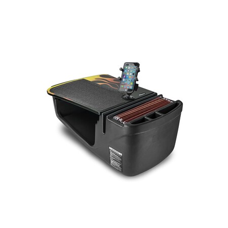 Autoexec Efficiency GripMaster Car Desk Hot Rod Orange Flames with X-Grip Phone Mount AEGrip-02-Phone-HROF